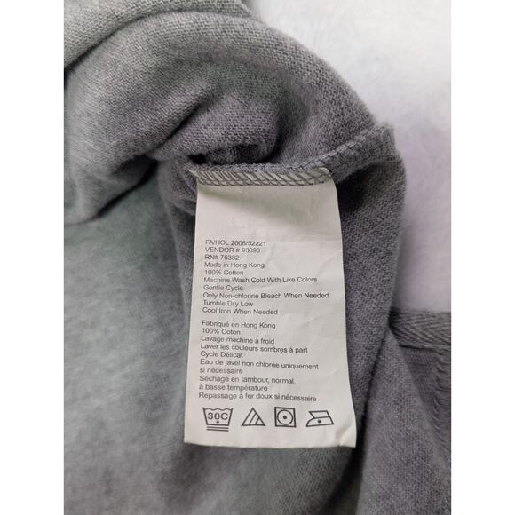 Timberland XL Gray Weathergear Long Sleeve Polo 100% Cotton - Picture 7 of 11